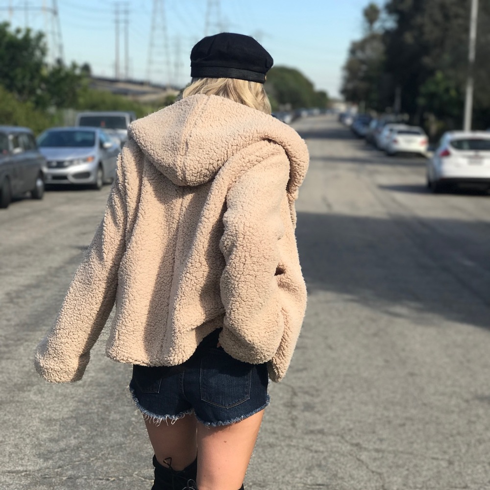 2 left!!! Jessica Faux Fur Hooded Coat - Picture 5 of 8