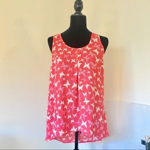 Butterfly Tank with Back Bow Detail