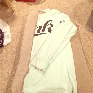 Open back long sleeve campus Tee