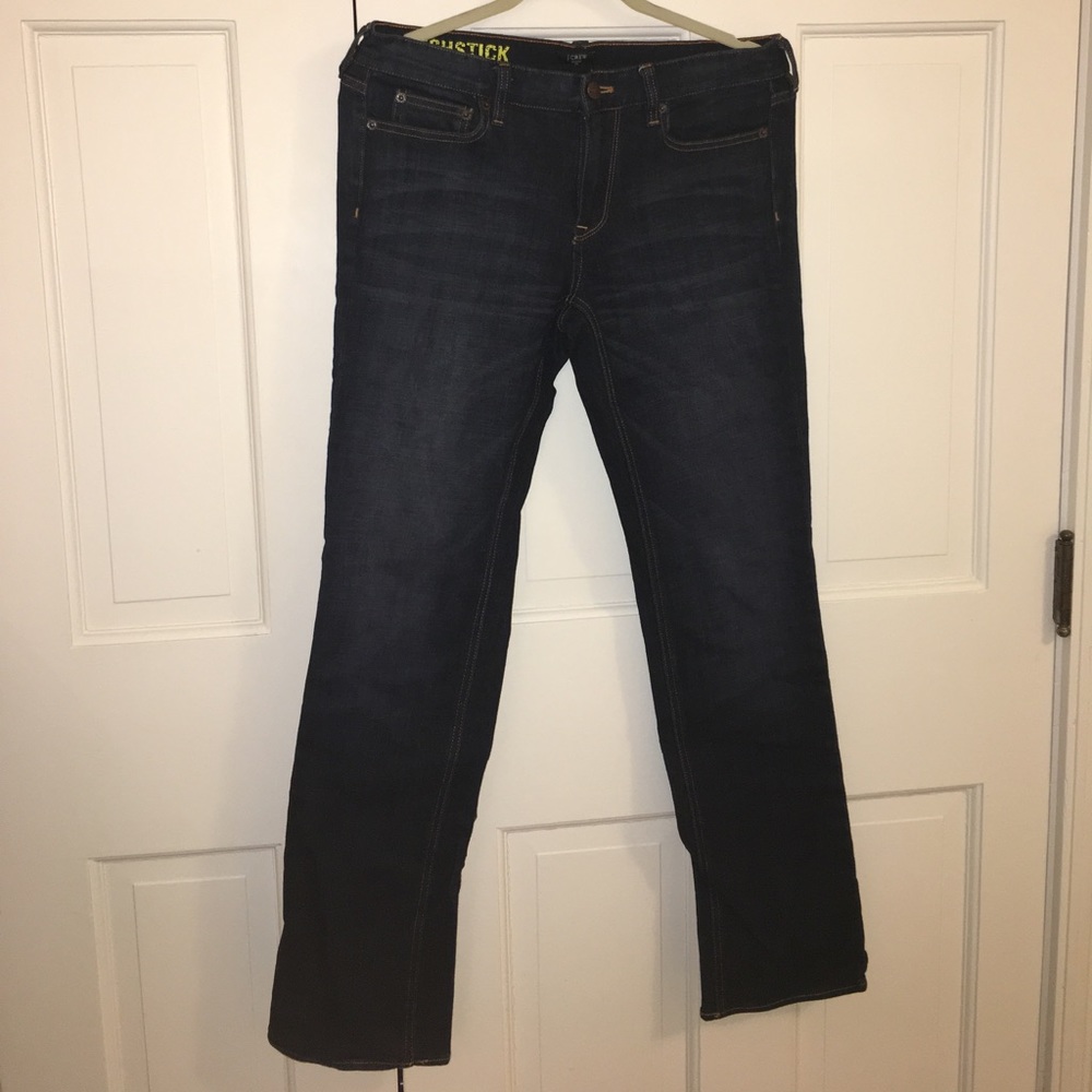 J. Crew stretch Matchstick dark denim jeans