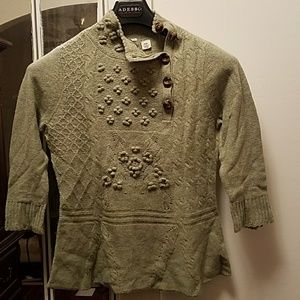 Moth Green Sweater, Size S
