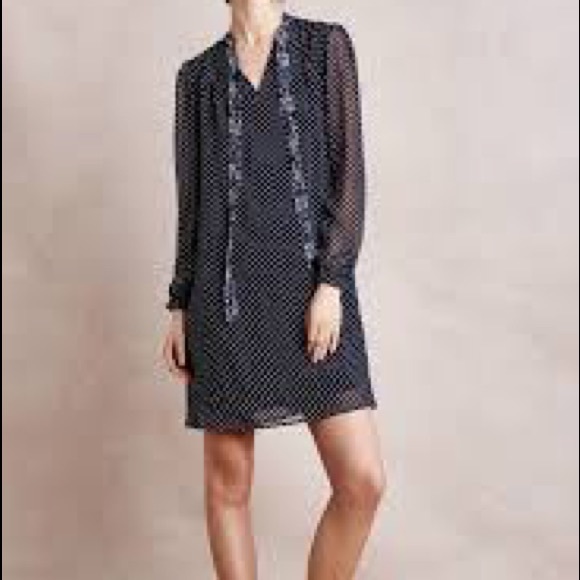 Anthropologie Isla Chiffon Dress - Picture 2 of 3