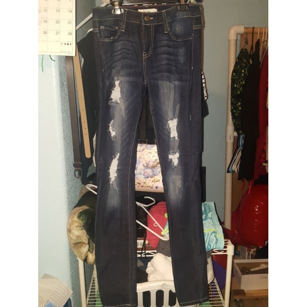 Ripped Blue Jeans