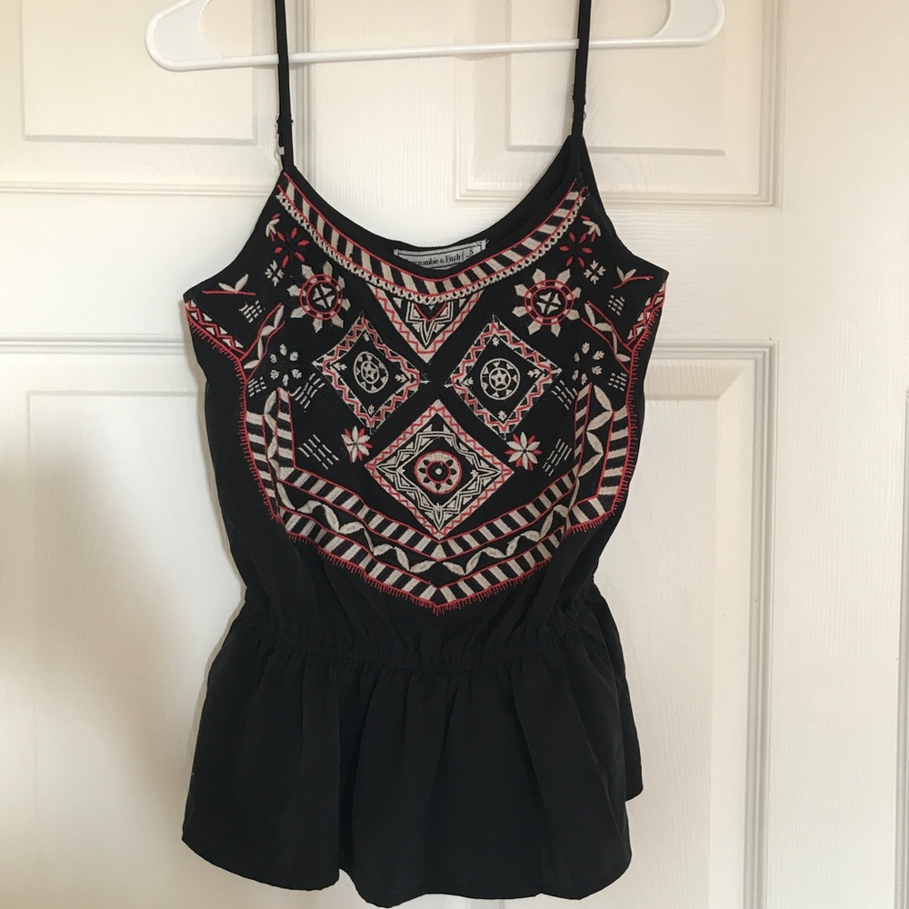 Abercrombie & fitch black tank top