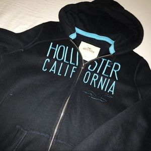 Hollister Logo Zip up hoodie