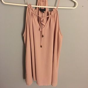 Light pink flowy tank top