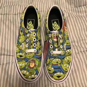 NWT Toy Story x Vans Alien canvas sneakers