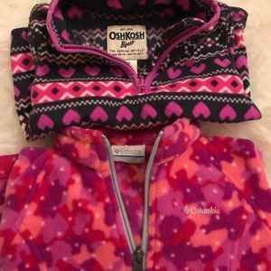 Lot of 2 toddler girls sweaters