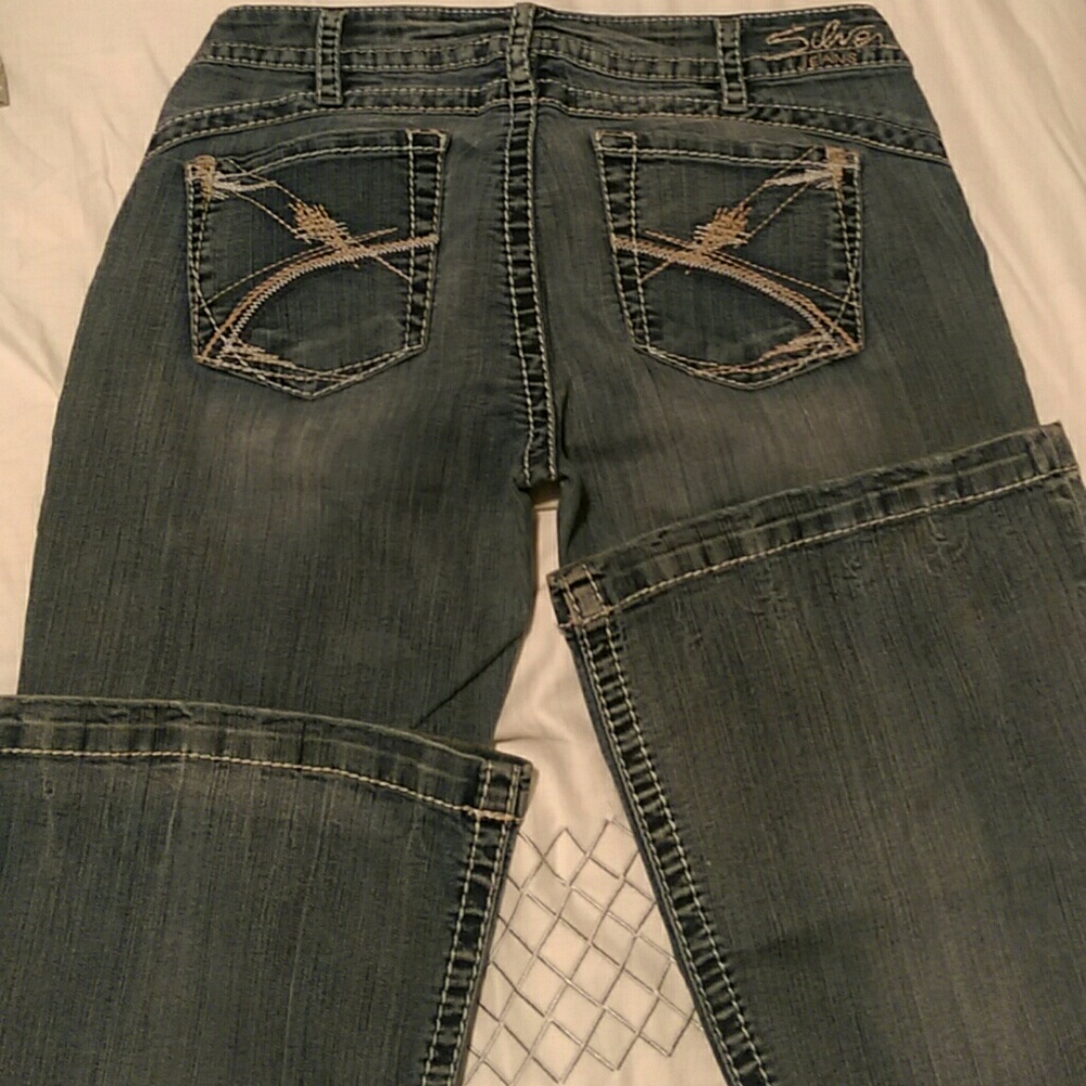 Silver jeans