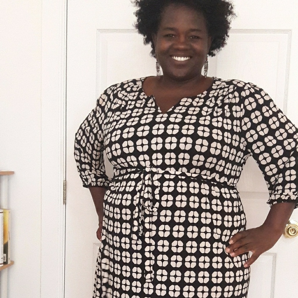 Luxology shirt/wrap dress.