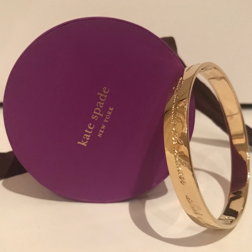 Kate Spade "GIVE IT A WHIRL" Idiom Bangle