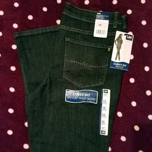 NWT Lee Modern Series Curvy Fit Denim size 14