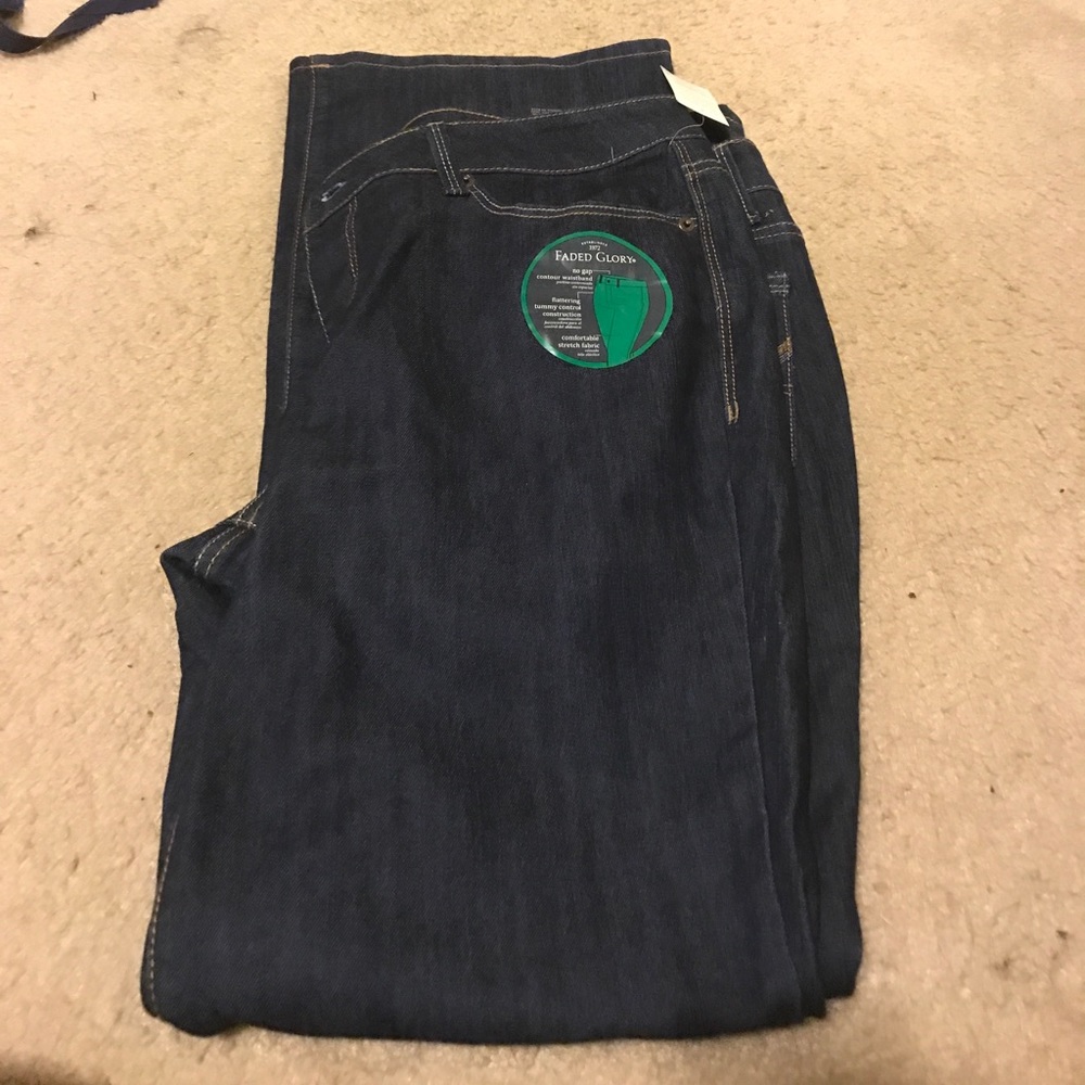 Faded Glory Dark Blue Jeans