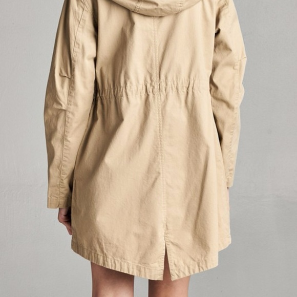 PLUS--Shala Utility Jacket -- Khaki - Picture 4 of 5