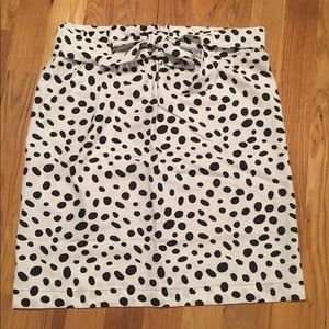 Dalmatian Print Pencil Skirt
