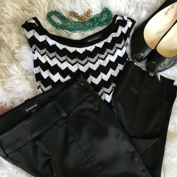 bebe Pants - Bebe Faux leather pants