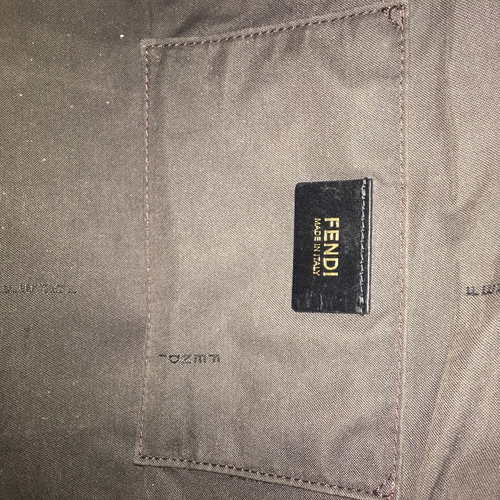 Fendi Black Zucchino Canvas Forever Boston Bag - Picture 3 of 14
