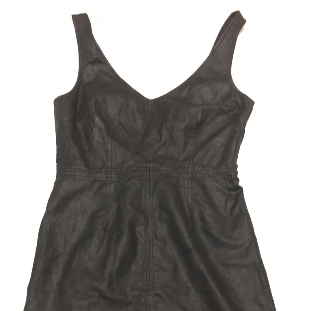 Silence + Noise faux suede mini dress