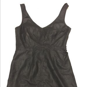 Silence + Noise faux suede mini dress