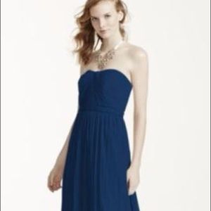 David’s Bridal Versa Bridesmaid Dress in Marine