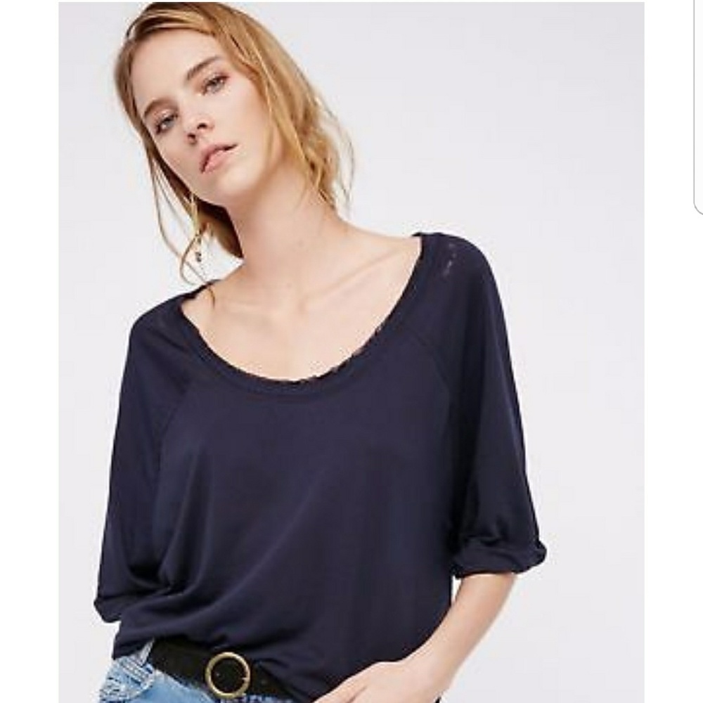 NWT Free People Oversized Soft T-shirt