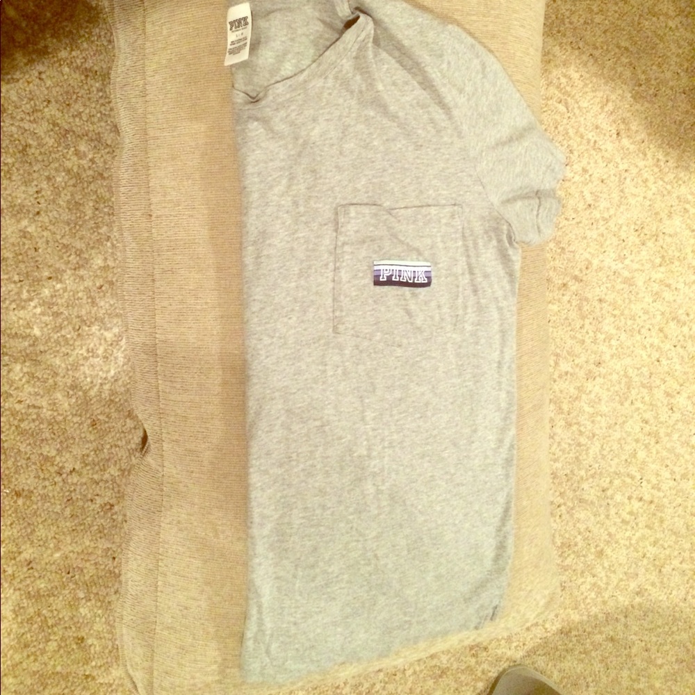 Pink campus tee