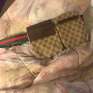 Monogram Gucci bag