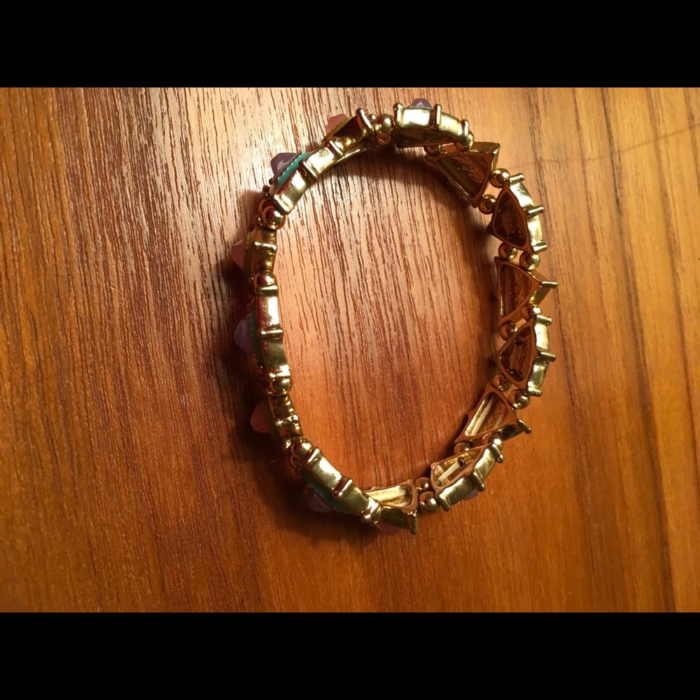 Bracelet of Many Colors: Purple, Pink, Blue,Green - Picture 2 of 2