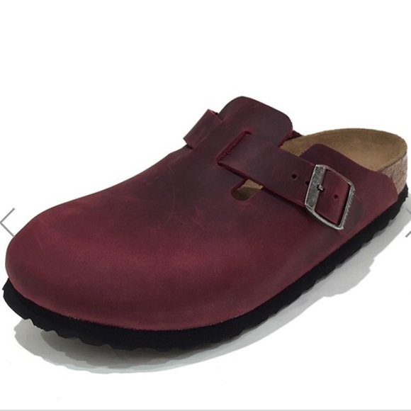 Birkenstock Shoes - Burgundy Birkenstock Clogs!