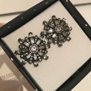 NEW!! BAUBLEBAR Clear/Antique Gold Jessamine Studs