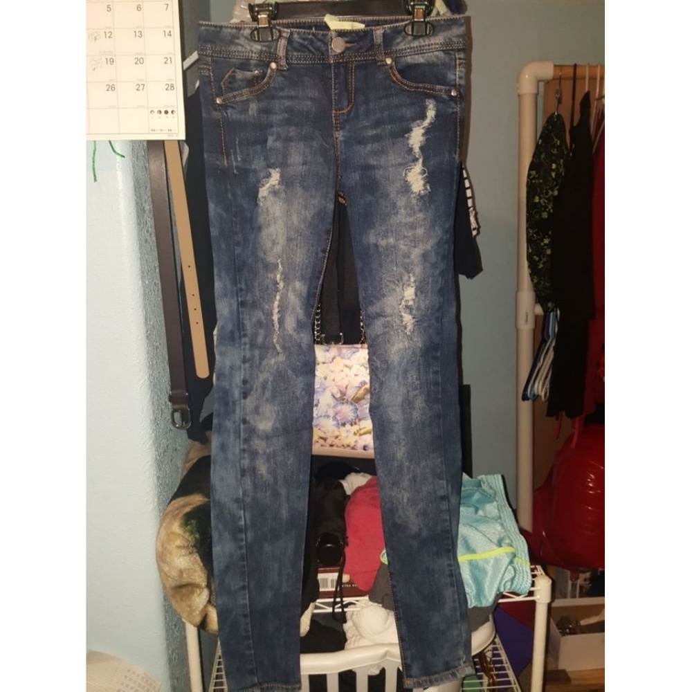 Ripped Blue Jeans