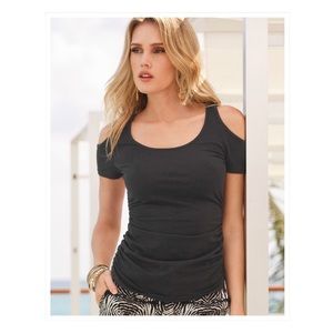 Boston proper so sexy cap sleeve c/s cold shoulder