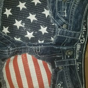 Justice American Flag Shorts