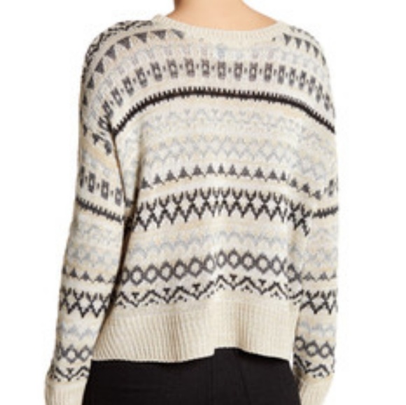 14th & Union Fair Isle Knit Pullover Petite XL - Picture 2 of 2