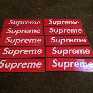 Supreme Stickers