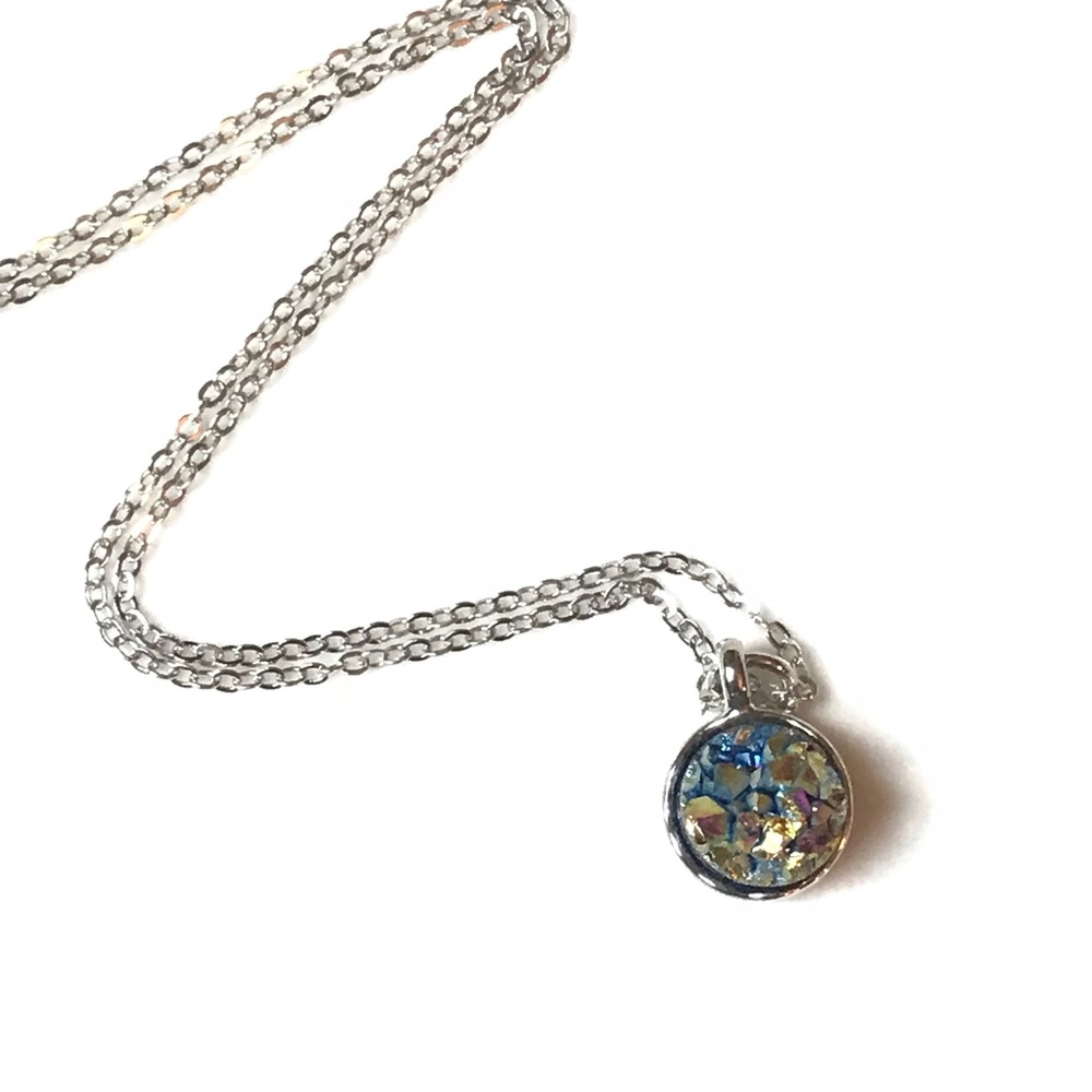 Genuine Natural Druzy necklaces