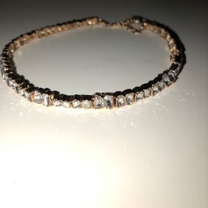 Gold Crystal Chocker