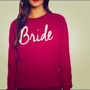 Bride sweatshirt- Queen Apparel eco USA