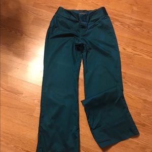 Deep jade Banana Republic dress pants