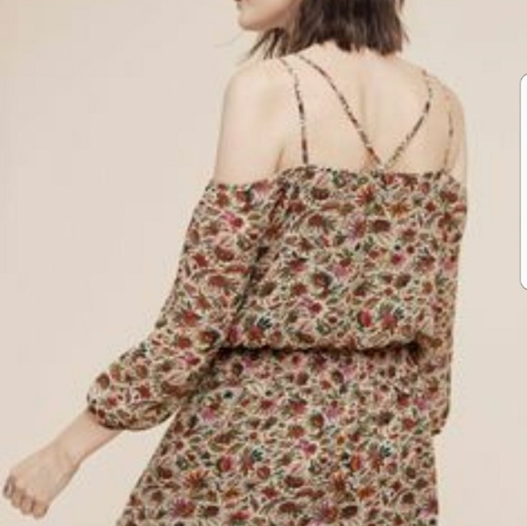 Anthropologie Everett Off Shoulder Floral Dress - Picture 2 of 4