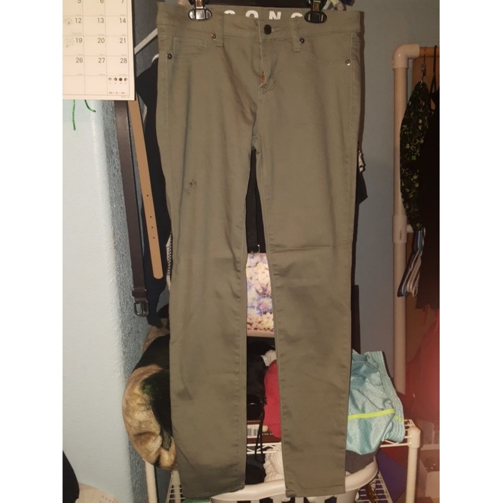 Army green pants