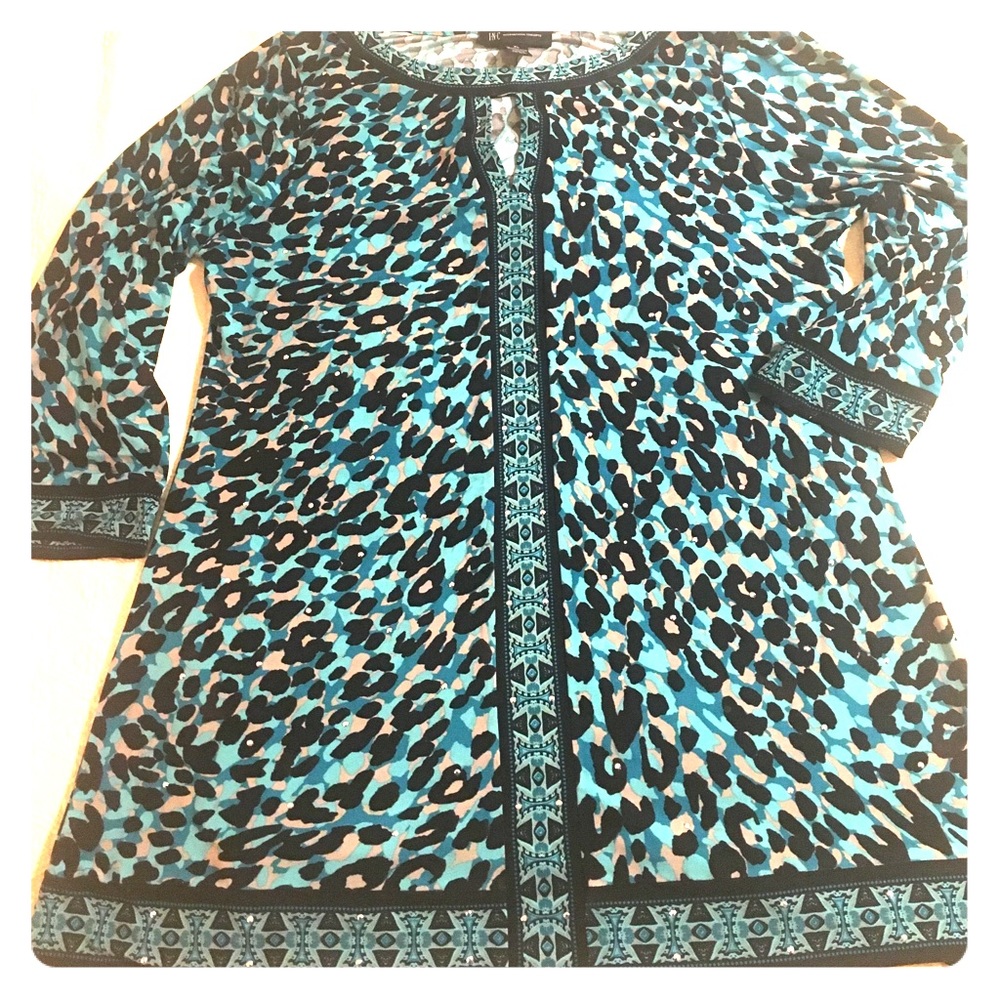 Animal print tunic