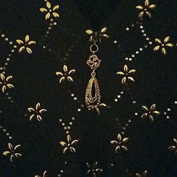 St. John Evening Black Knit Jacket w/ metallics - Picture 2 of 5