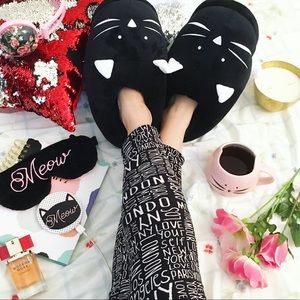 Cat slippers