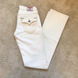 Billy True Religion White Denim Jeans