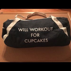 “Will Work Out for Cupcakes” FabFitFun Gym Bag