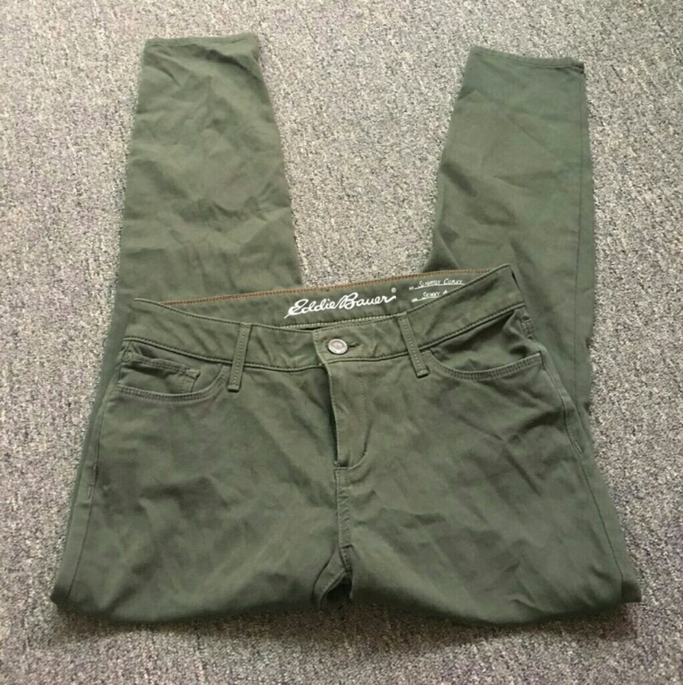 Eddie Bauer Forest green jegging