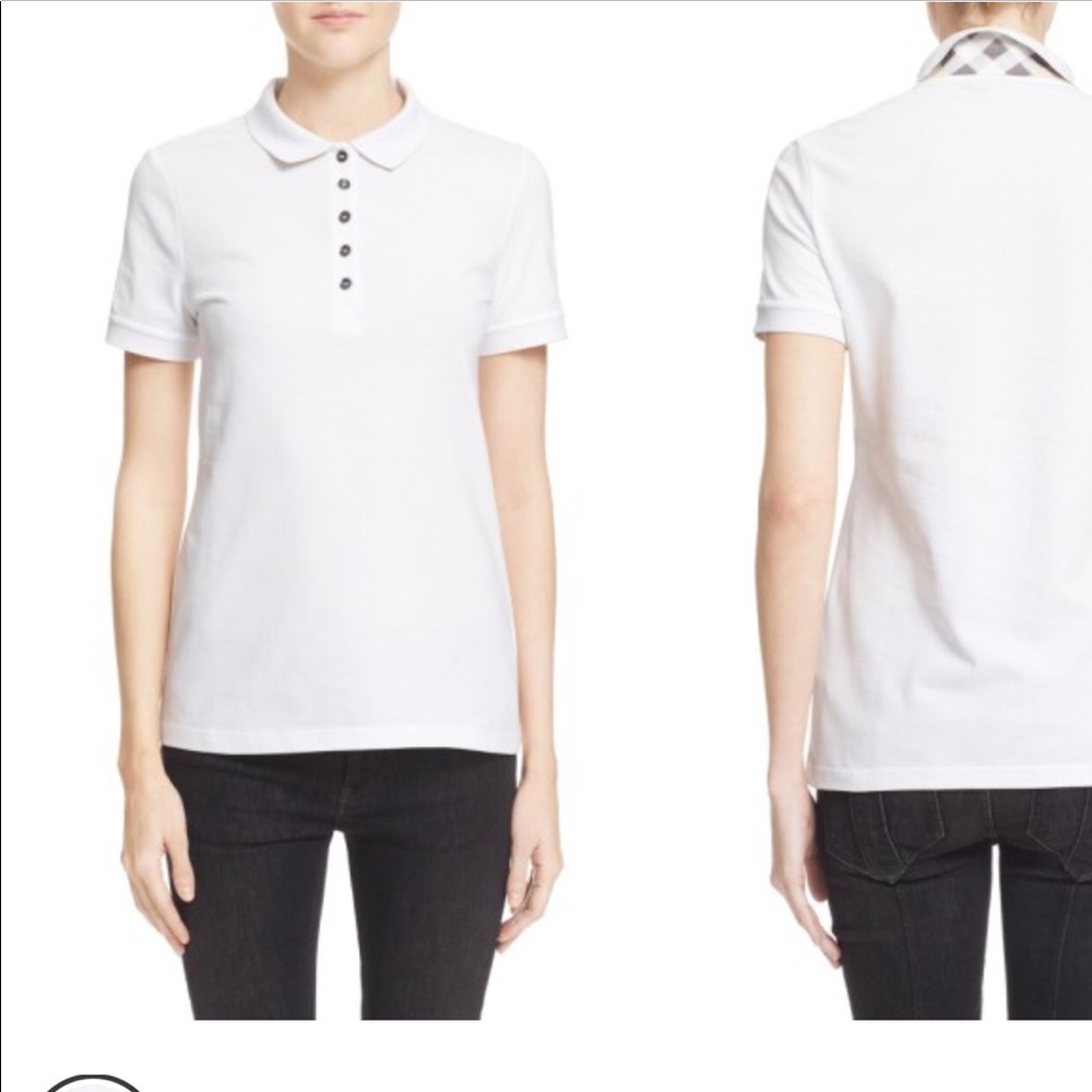 “new” BURBERRY polo shirt women