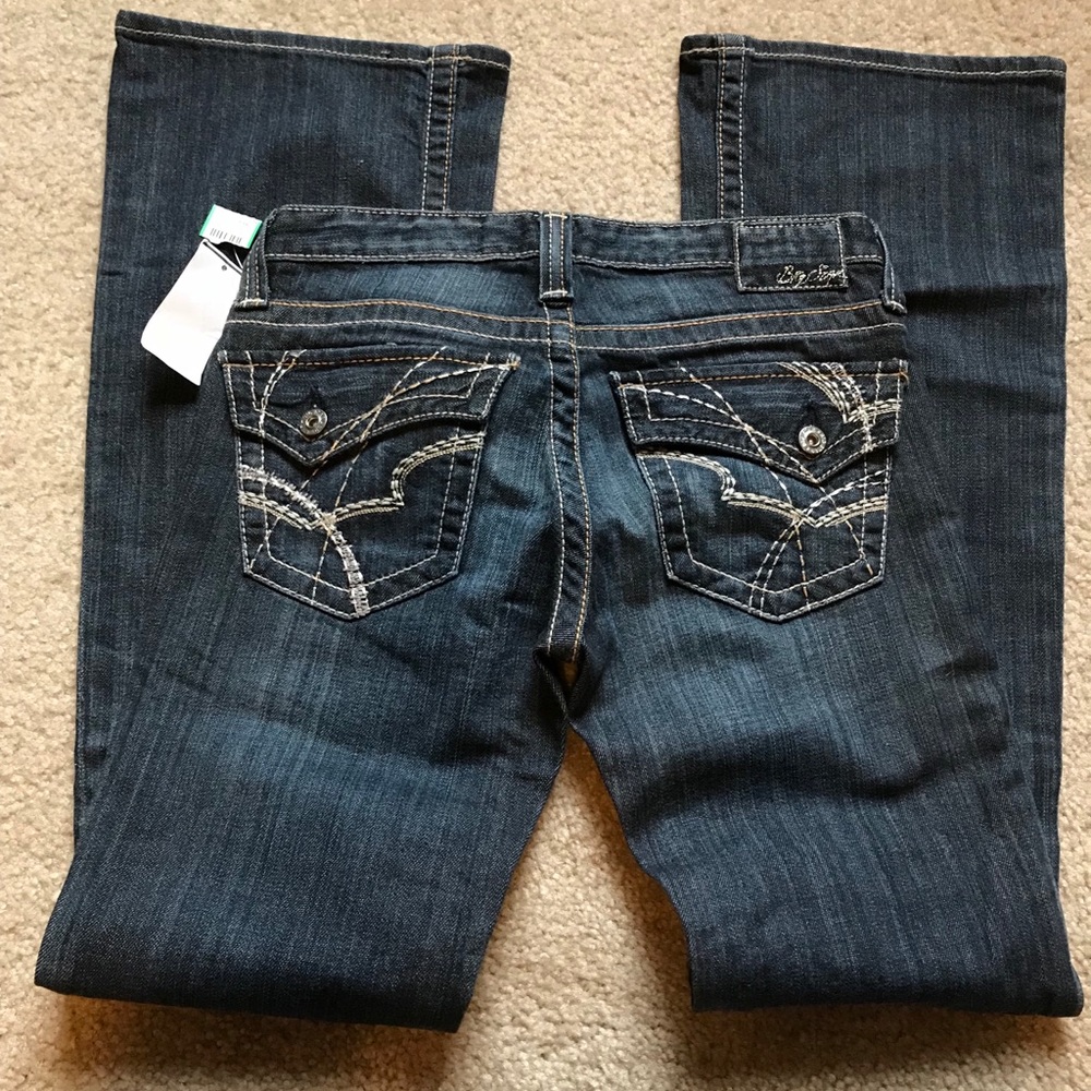 NWT Big Star Sweet Low Rise Boot Cut Jean 26x32R