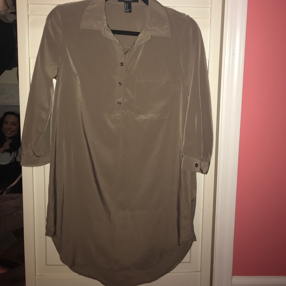 Semi button up blouse